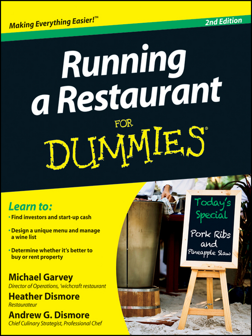 Title details for Running a Restaurant For Dummies by Michael Garvey - Available